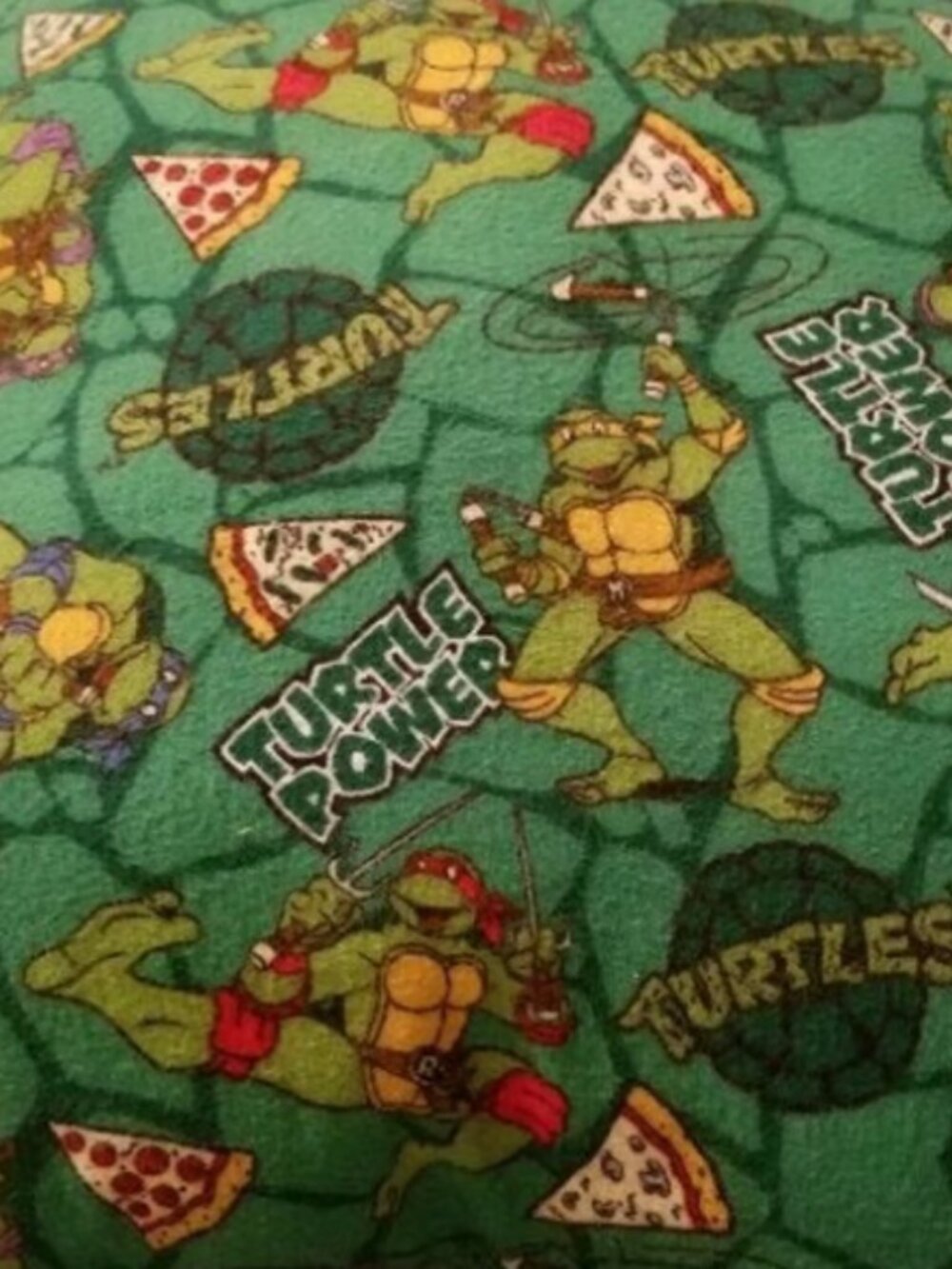 Kids Handmade Ninja Turtle Square Pillow